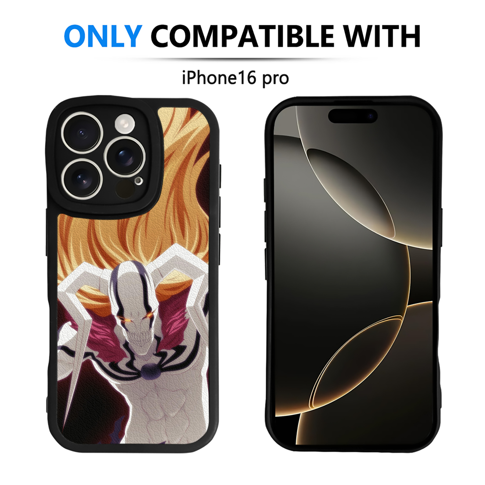 （画像用） ブリーチ BLEACH 【iPhone 16シリーズ対応】シリコンスマホケース（レザー調） 材質：シリコン